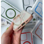 Розовый силиконовый чехол с MagSafe для iPhone 16 pro 